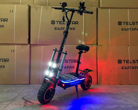 Електрическа тротинетка OFFROAD TELSTAR 11+ WARRIOR 67.2V 30Ah с два двигателя 2X1800W 92 км/ч