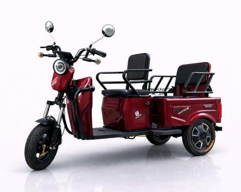 Електрическа триколка 005 двуместна с карго отделение 1500W