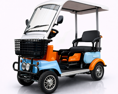 Електрическа четириколка Luxor Roof 1500W 23Ah триместна с покрив Нов модел 2026